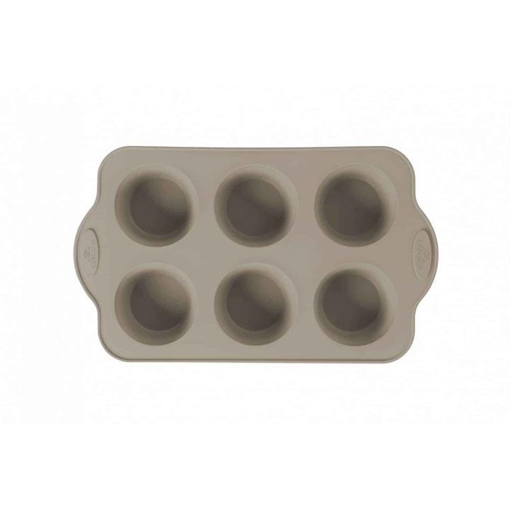 Forma pentru briose, Gerlach, Silicon, Bej