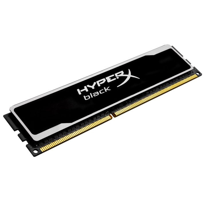 Memorie Kingston HyperX Black 4GB, DDR3, 1600MHz, CL9, 1.65V