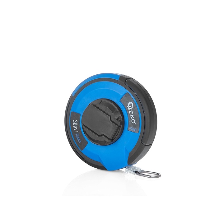 Ruleta metalica otel, 30 m x 13 mm, Geko G01469