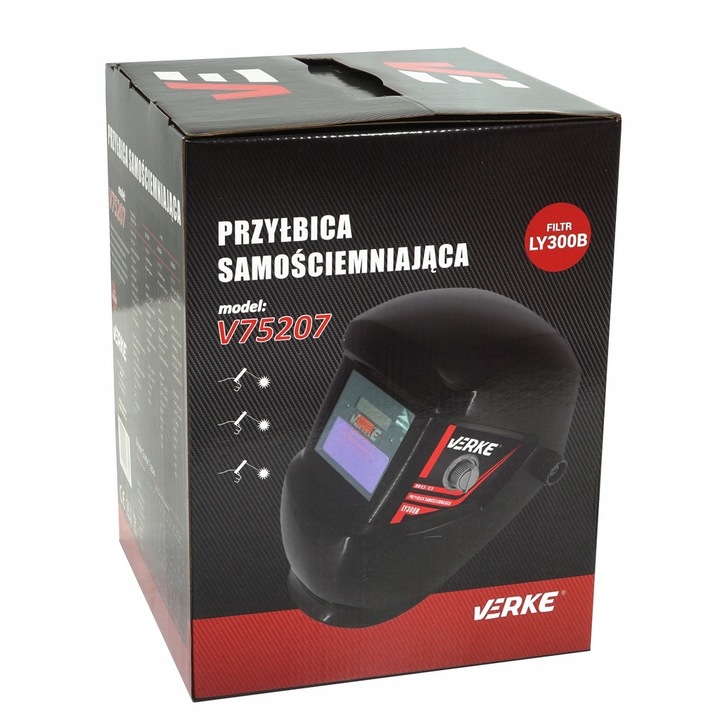 Masca sudura cu inchidere automata, cu reglaj, cristale lichide (V75207)