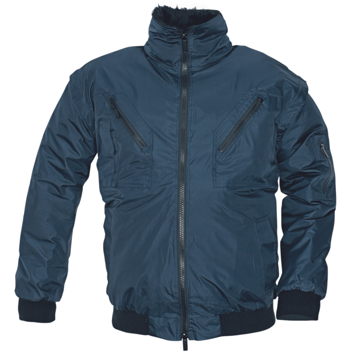 Téli pilóta munkakabát, levehető ujjú - Cerva Pilot Navy Blue 3XL