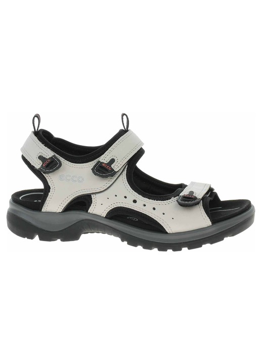Sandale sport dama, Ecco Offroad 82204302152, piele nabuc, alb, Alb