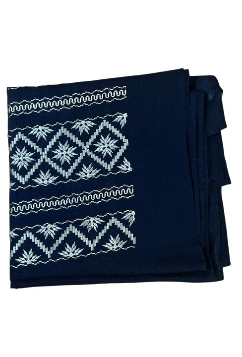 Шал, Dacali, традиционен, черен гланц, 180 x 53 см