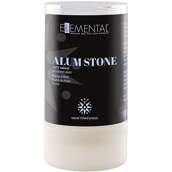 Deodorant stick Piatra de Alaun mineral natural, 115gr, Elemental