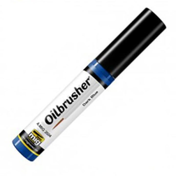 MIG 3504 Dark Blue Oilbrusher olajfesték lőszere, 10 ml