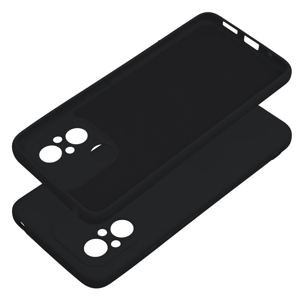 Husa Daden® Soft Silicone compatibila cu XIAOMI Redmi 12C, Interior microfibra, Protectie sporita, Camera Protection, Negru
