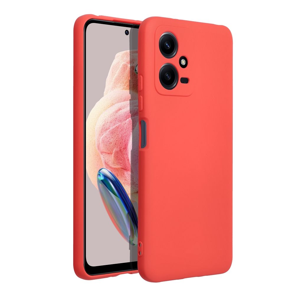 Husa Daden® Soft Silicone compatibila cu XIAOMI Redmi Note 12 Pro 5G, Interior microfibra, Protectie sporita, Camera Protection, Rosu