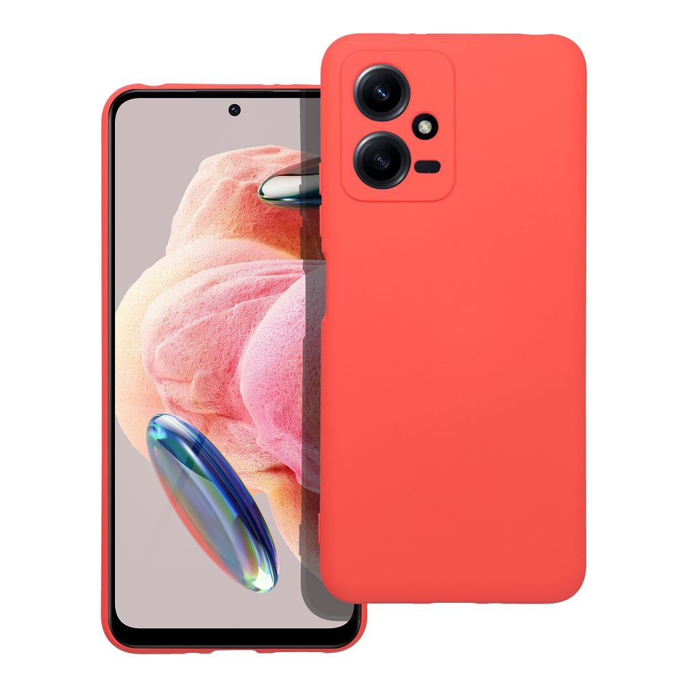 Husa Daden® Soft Silicone compatibila cu XIAOMI Redmi Note 12 Pro 5G, Interior microfibra, Protectie sporita, Camera Protection, Rosu
