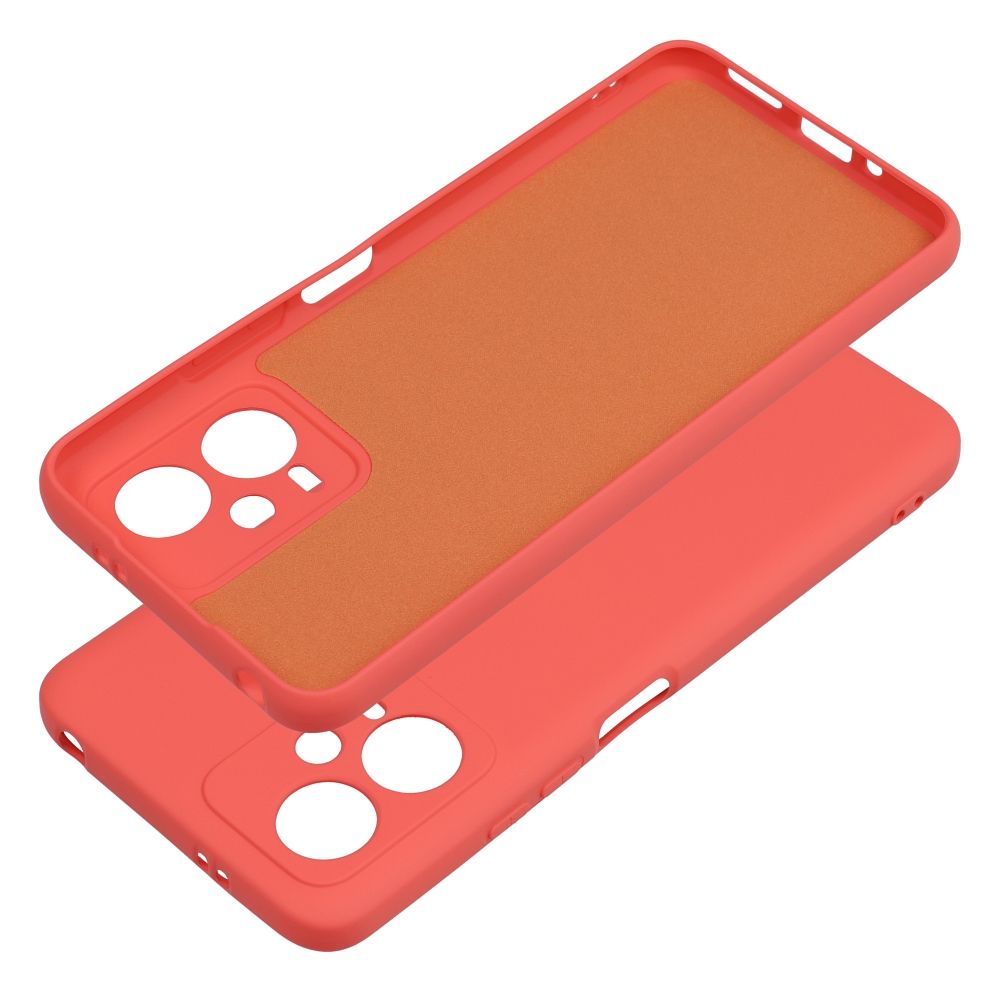 Husa Daden® Soft Silicone compatibila cu XIAOMI Redmi Note 12 Pro 5G, Interior microfibra, Protectie sporita, Camera Protection, Rosu