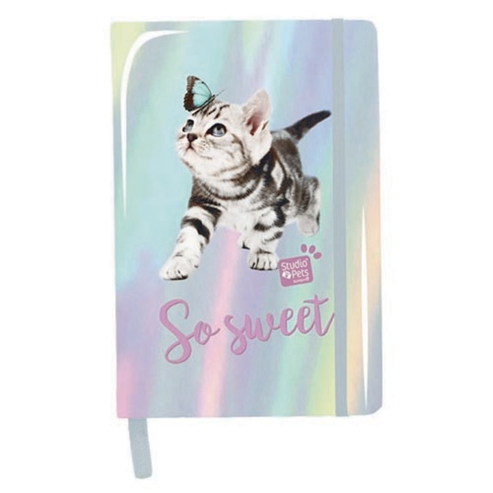 Studio Pets A5 jegyzetfüzet, 96 Oldal, 14,8x21cm