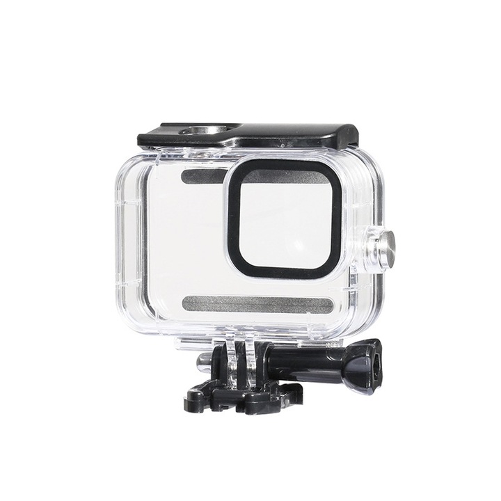 Átlátszó vízálló védőtok GoPro Hero9/10/11, JENUOS®, IP68 vízálló, akár 60 m-ig a víz alatt