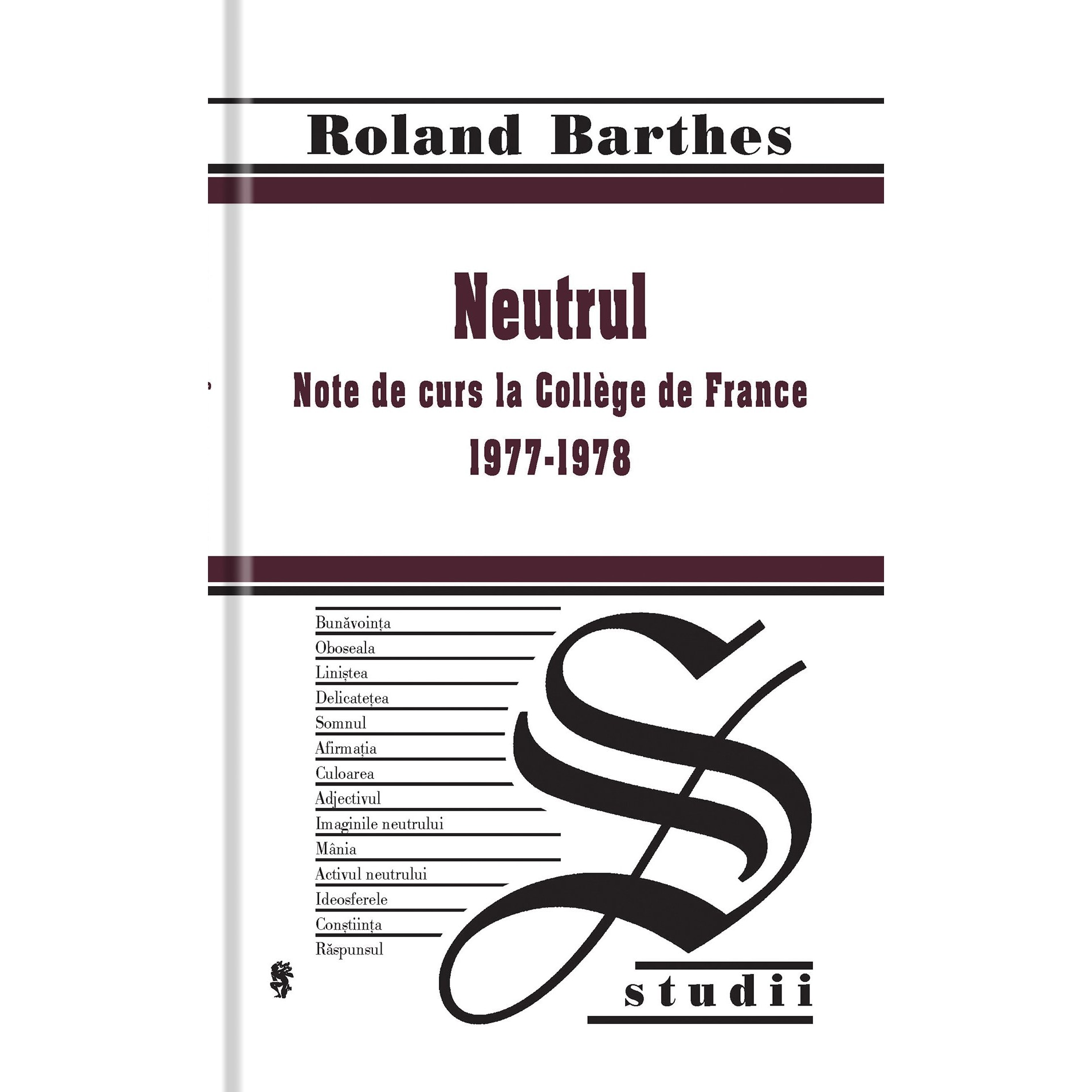 Neutrul - Roland Barthes