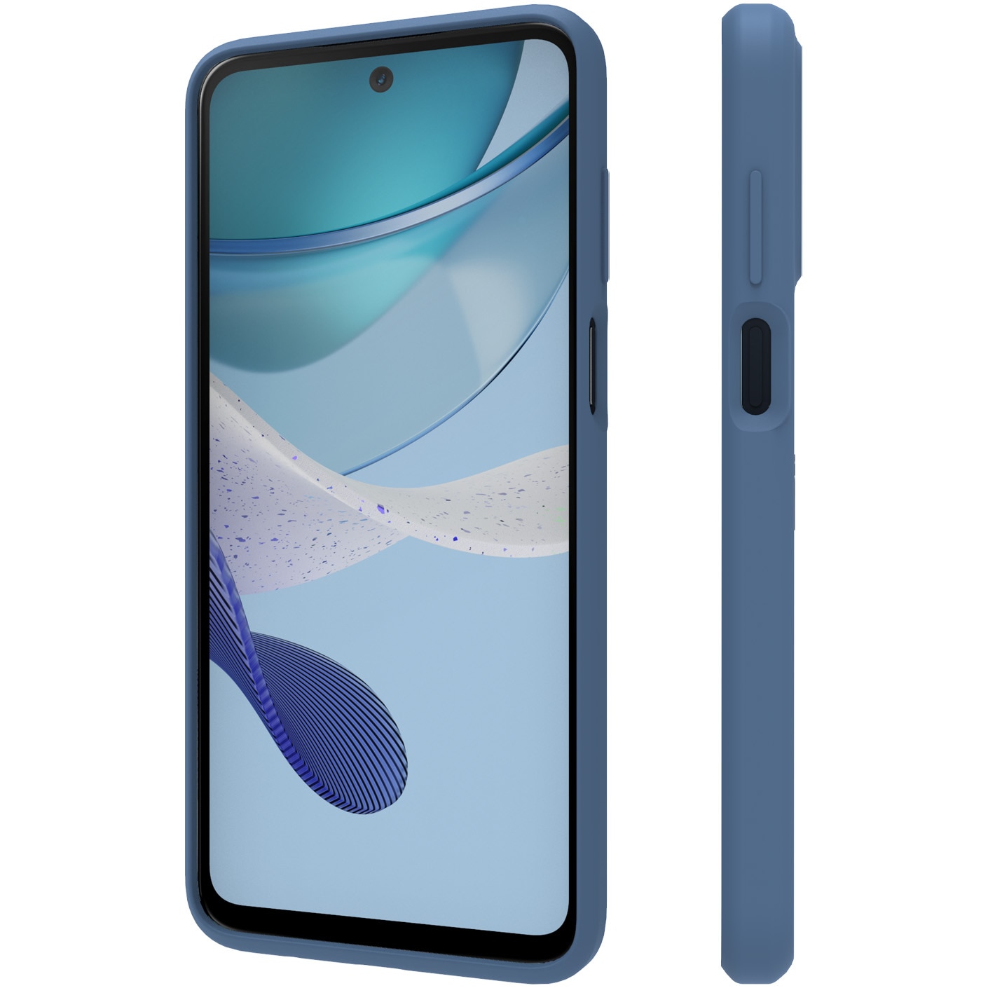 Husa de protectie Motorola Premium Soft Case pentru G53, Duskblue