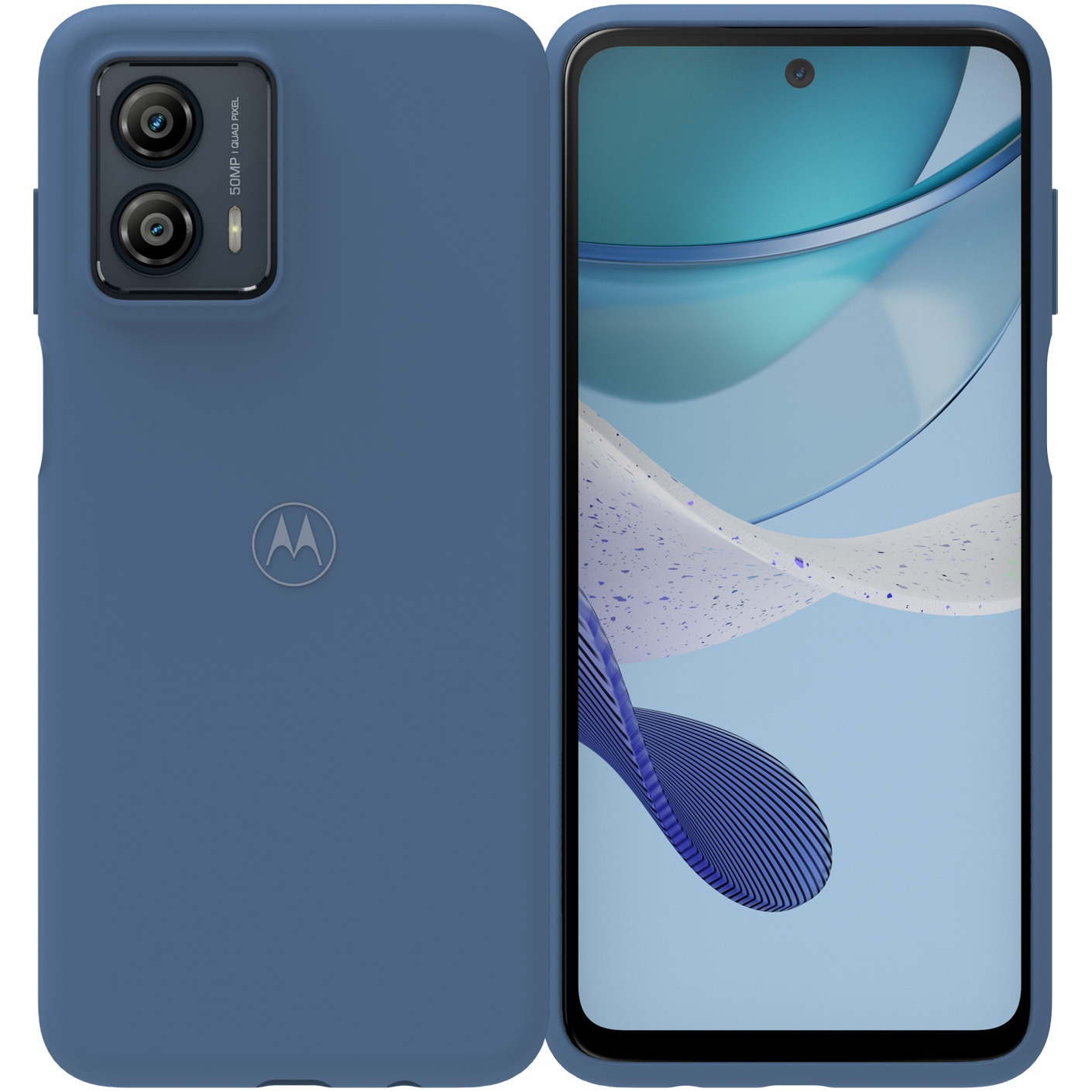 Husa de protectie Motorola Premium Soft Case pentru G53, Duskblue