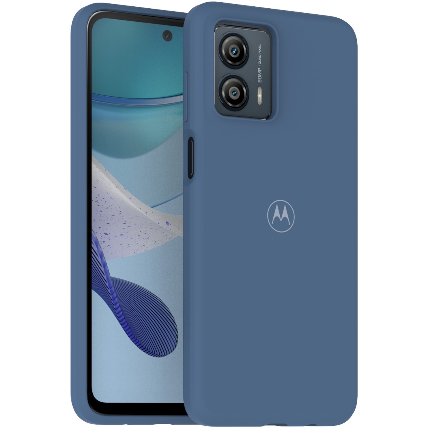 Husa de protectie Motorola Premium Soft Case pentru G53, Duskblue