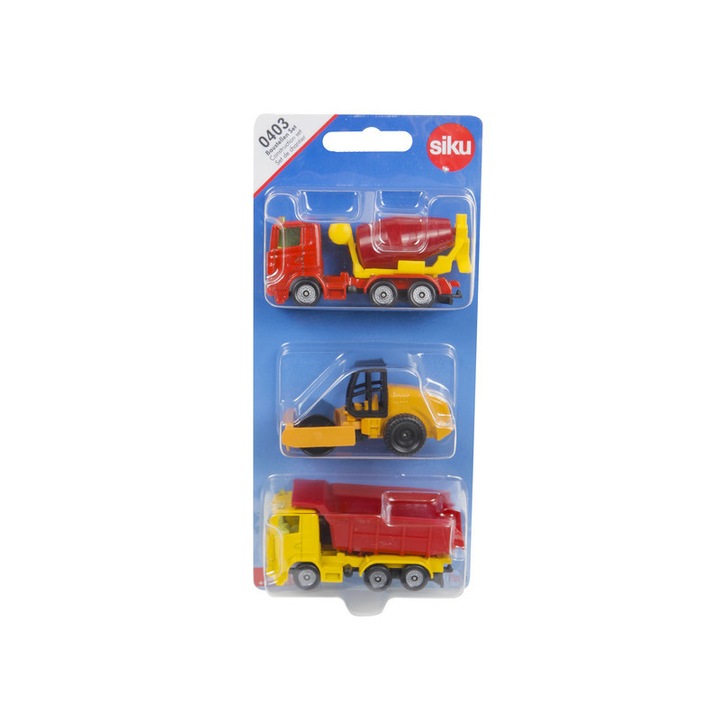 Комплект машини за строителство Siku