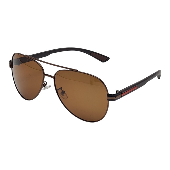Ochelari de soare Polarizati, Pentru Soferi, model aviator, P1614C2, maro