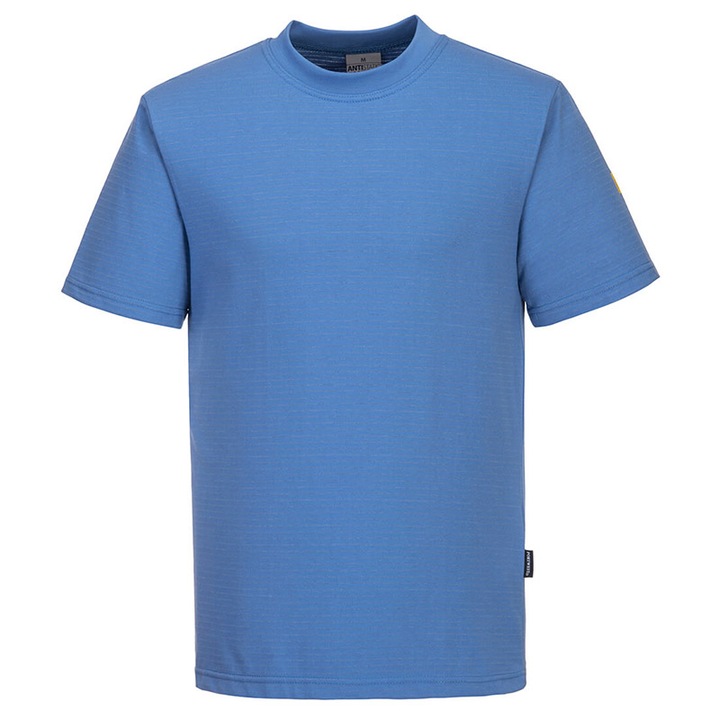 Tricou de lucru ESD antistatic - Portwest AS20 Albastru XXXL
