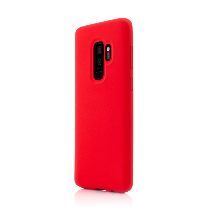 Кейс за Samsung Galaxy S9 Plus Vetter soft touch silk red
