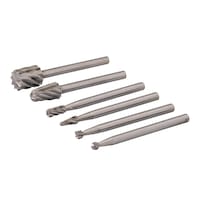 Set 6 freze , 2, 3, 5, 7mm , prindere 3.17mm ,Silverline