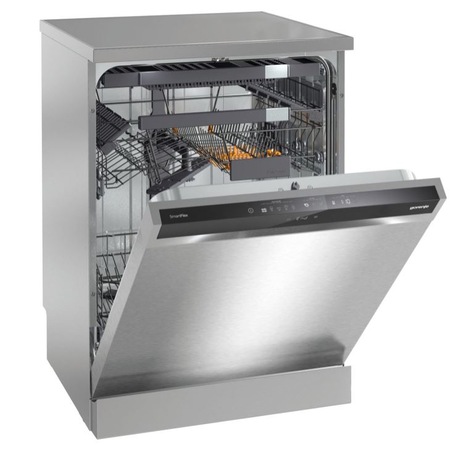 Masina de spalat vase Gorenje GS66260X, 16 seturi, 5 programe, Clasa A+++, 60 cm, Inox