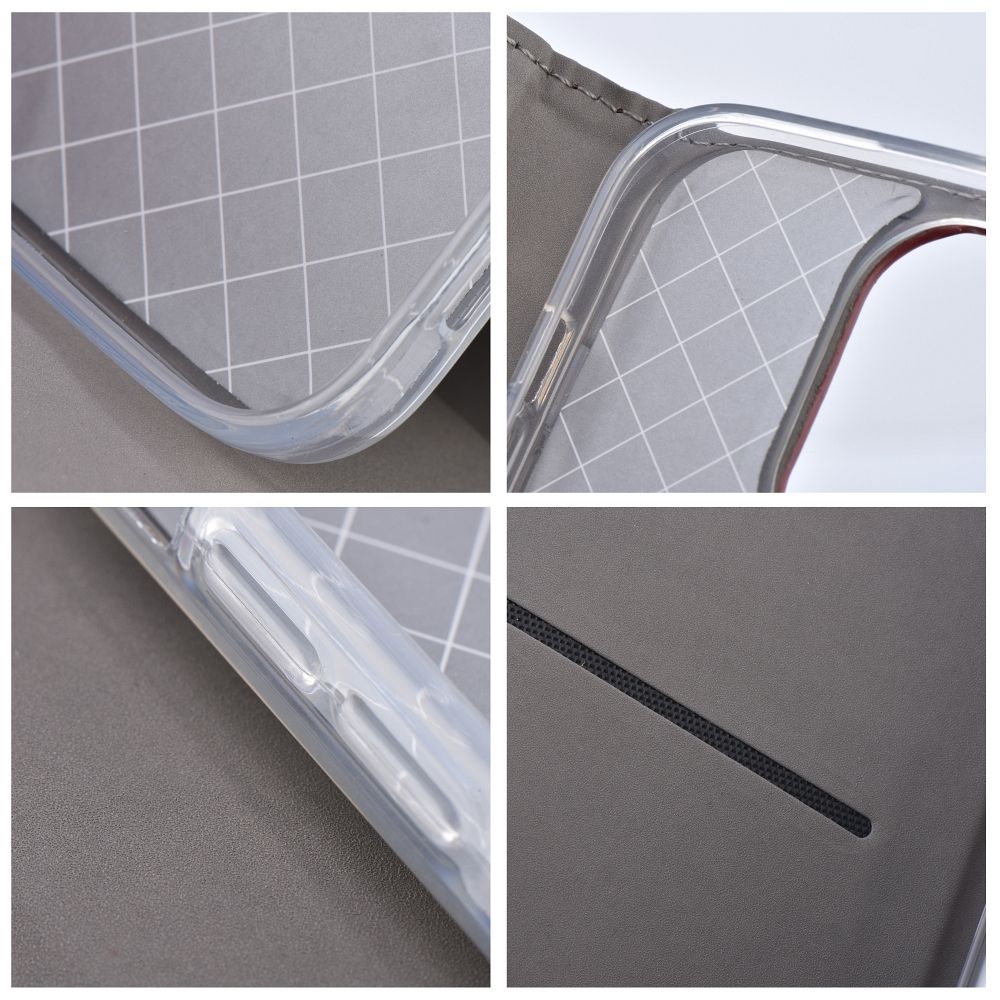 Husa pentru Honor Magic 7 Lite Daden Tip carte, Suport card, Functie de Stand si Inchidere Magnetica, Protectie Sporita, Visiniu