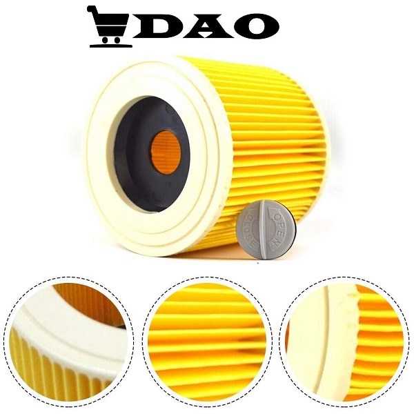 Комплект от 10 торби и въздушен филтър DAO, За прахосмукачки Karcher ...