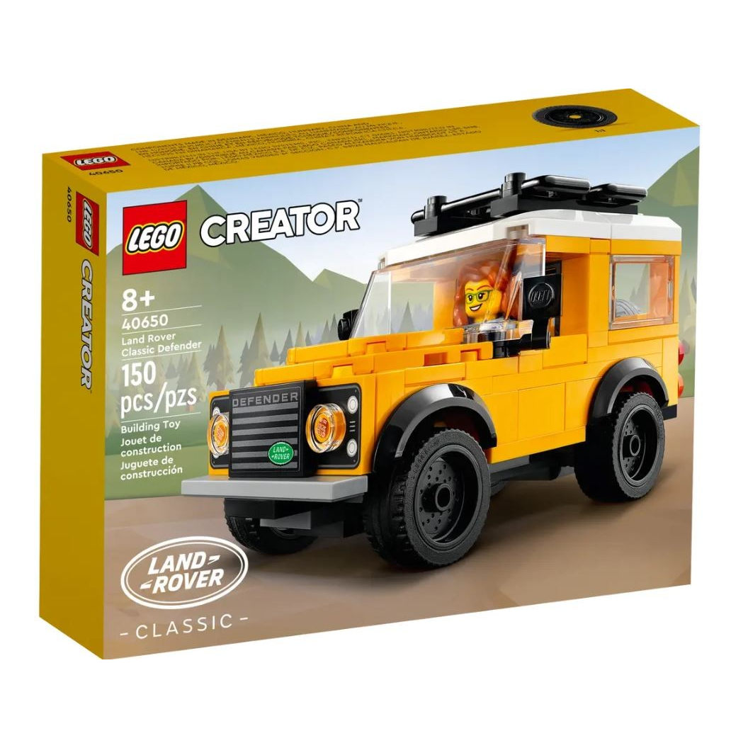 LEGO ferrari and retailer lego land rover defender