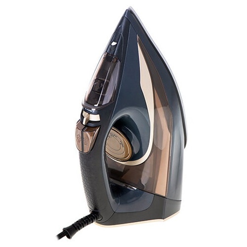 Fier de calcat Camry CR5036, 3400W, sistem anti-calcar, negru-maro, 1,5m