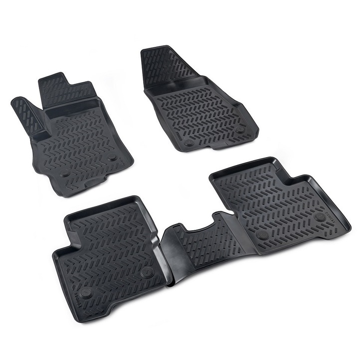 Комплект от 5 гумени стелки тип тава, съвместими с Toyota Corolla Cross 2022-