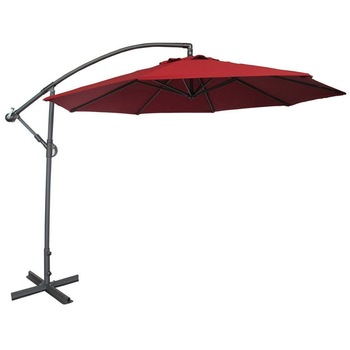 Umbrela Helena cu tija laterala rosu inchis 3m Tarrington House Umbrela Helena cu tija laterala rosu inchis 3m Tarrington House