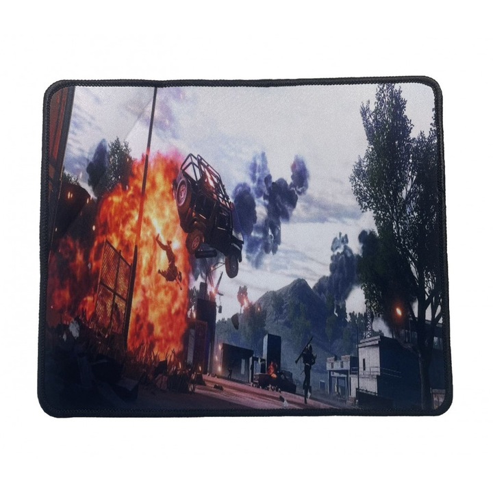 Professzionális Gamer egérpad warrior, gumitalp, 250x300x3mm, harcos mintával