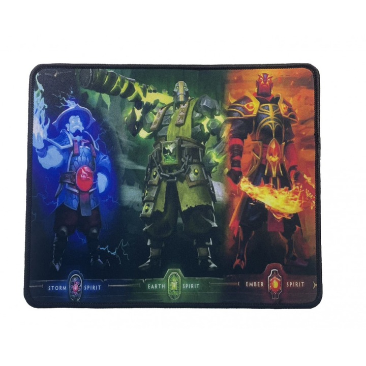 Professzionális Gamer egérpad, szörnyes, gumítalp, gaming kiegészítő, 250x300x3mm, harcos mintával