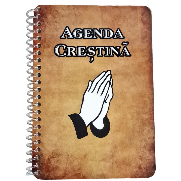 Agenda Crestina versete biblice, dimensiune A5 (21cm×15cm)