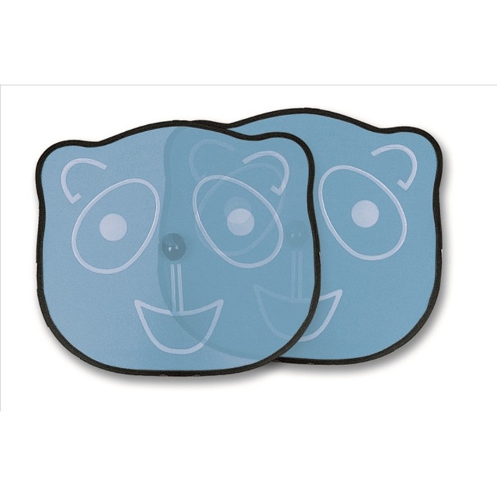 Комплект 2 х универсални странични сенника, с вендуза, Blue Panda