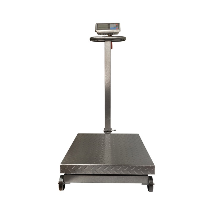 Cantar electronic de podea tip platforma 1500 Kg cu brat pliabil Breckner Germany