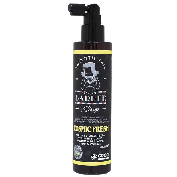 Permet kutyáknak, Croci, Barbershop, Cosmic fresh, hidratált szőrre, 200 ml