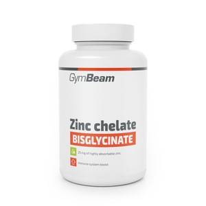 Zinc Chelat (Bisglicinat), GymBeam, 90 caps