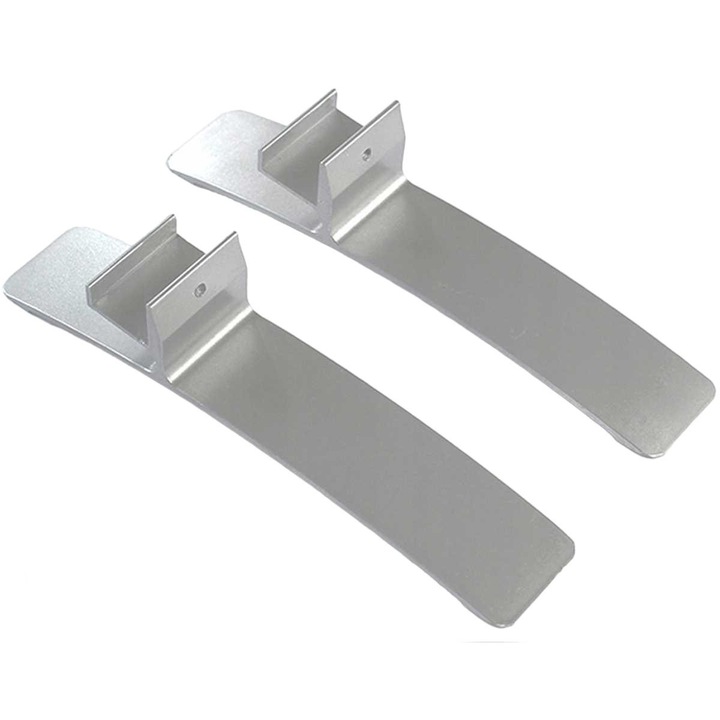 Set 2 picioare pentru panouri, Cronos, Metal, Argintiu