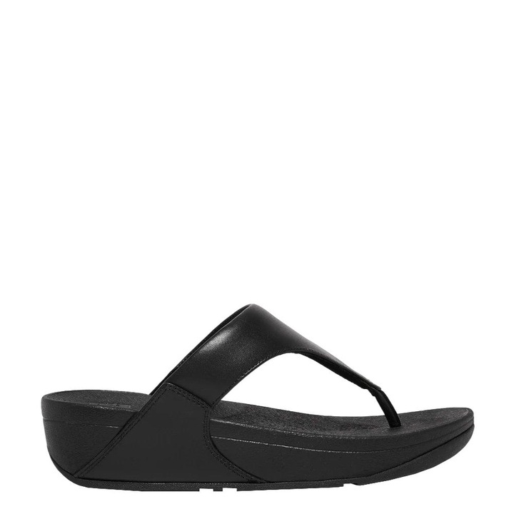 Papuci Fitflop LULU Black Leather Toepost 37 EU