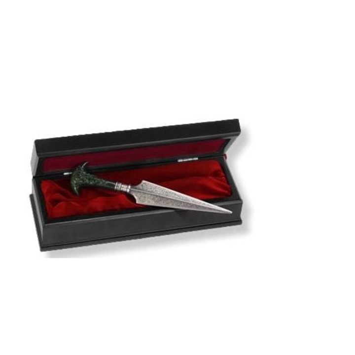 Replica Pumnalului Bellatrix-Harry Potter, Noble Collection, Metal, 19 cm, Multicolor