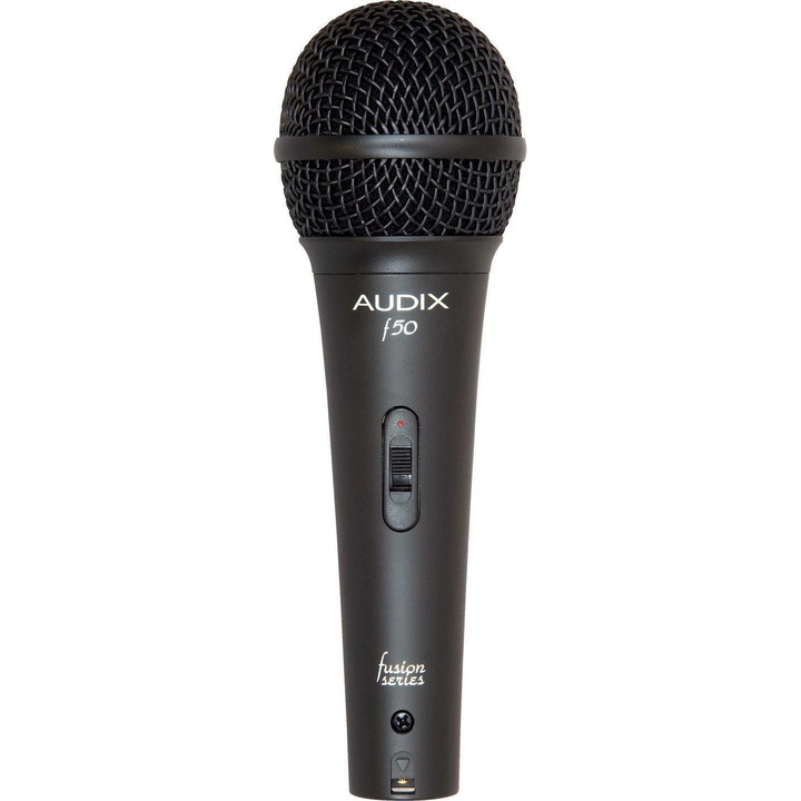 Microfon dinamic F50 S, Audix, Cardioid, XLR, Negru