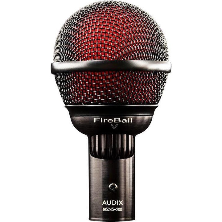 Microfon dinamic FireBall V, Audix, Cardioid, XLR, Negru