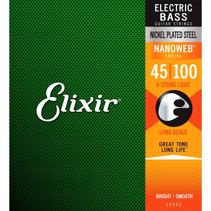 Corzi chitara, Elixir, 14052 NanoWeb 45-100, rezistente, lungi