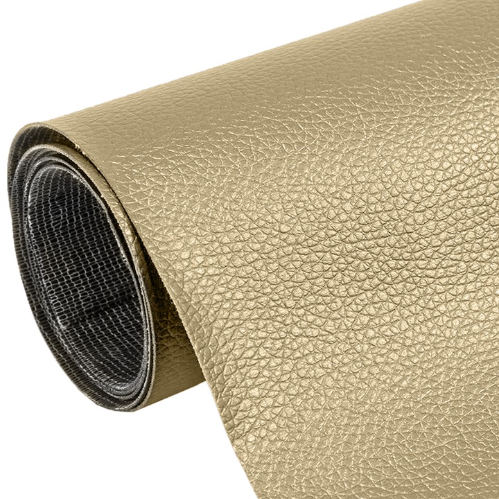 Petic autoadeziv New electric, din piele ecologica, 50x137cm, Crem