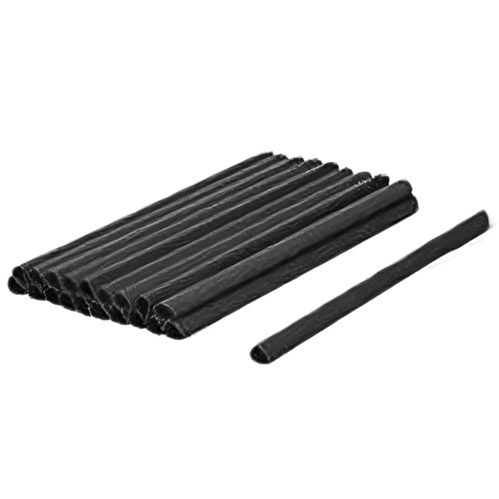 Set 20 cleme montare pentru banda de gard Heckermann, Gri inchis