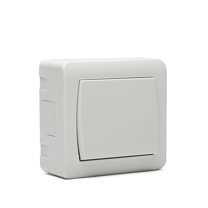 Intrerupator, Nayden Kirov, 10A, 250V, Alb