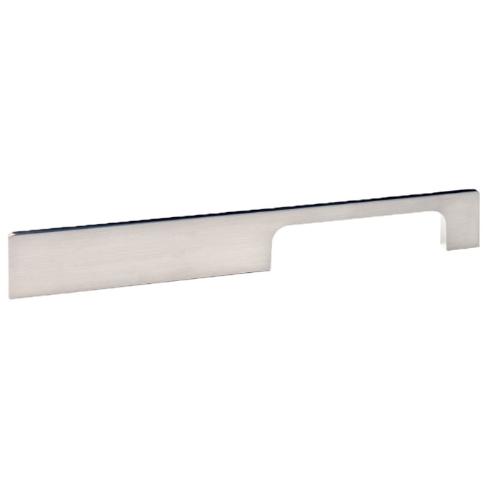 Maner de mobila LEFT FIELD C-3147, inox otel periat, 224mm