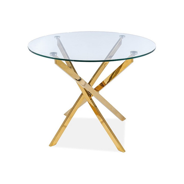 Маса Agis Transparent/Gold Fi 90