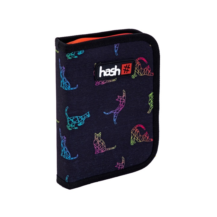 Ученически несесер, HASH, Щастливо Коте, 20 х 14 х 3.5 см